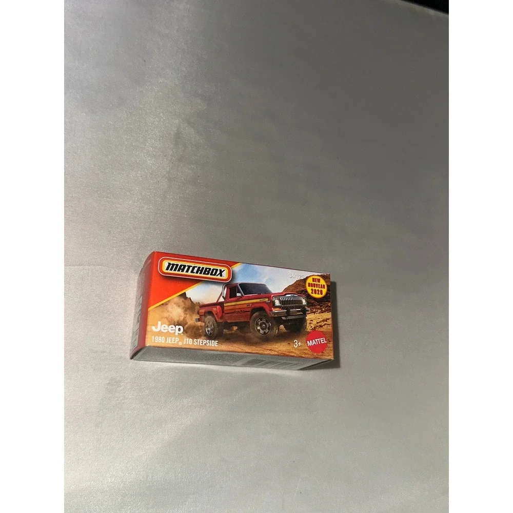 Matchbox 1980 Jeep J10 Stepside Red Power Grabs 34/125 Mattel 2020 New